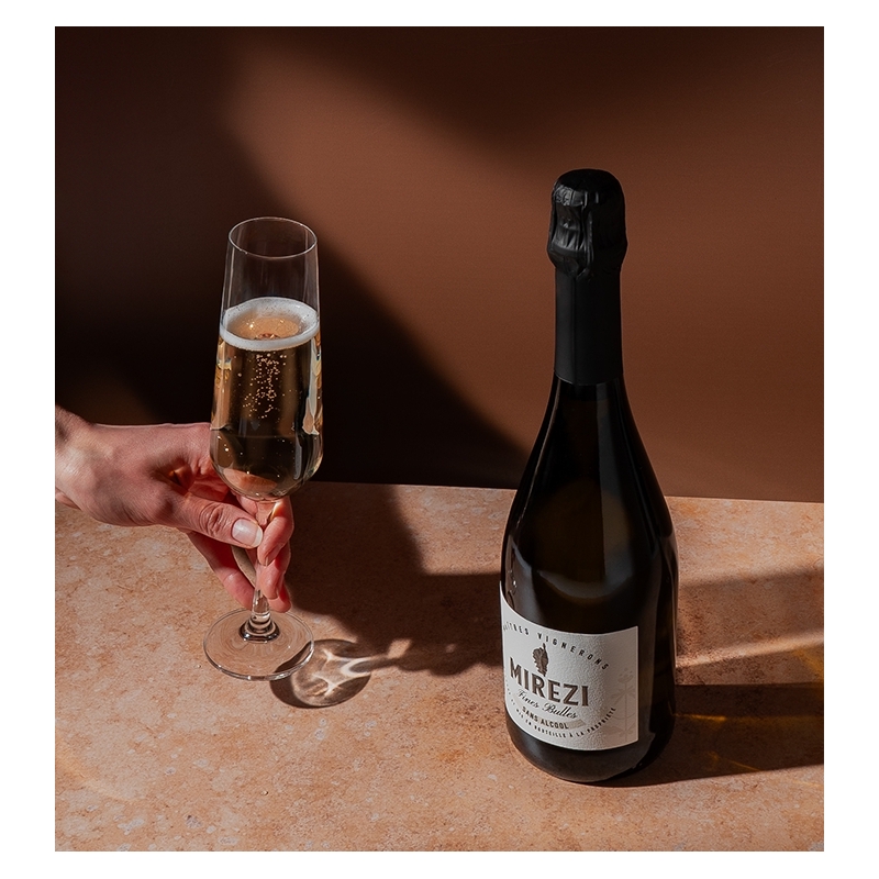 Mirezi - Fines Bulles - Sans Alcool - Muscat pétillant  9,50 €