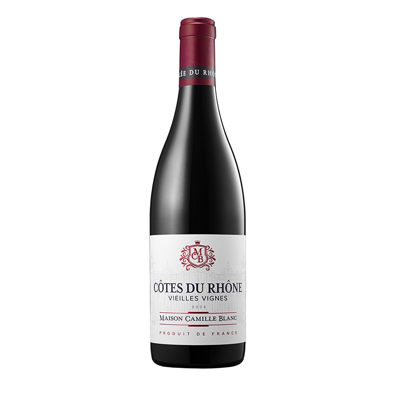 Maison Camille Blanc - Côtes du Rhône Rouge - Vieilles Vignes  8,90 €