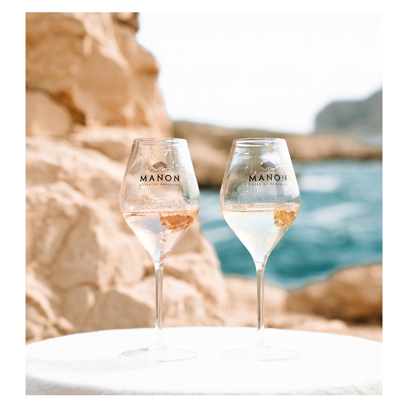 Verre transparent personnalisé Manon  6,00 €