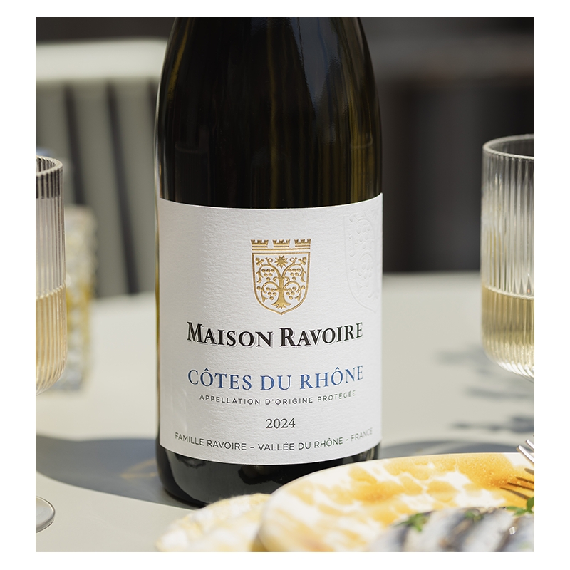 Maison Ravoire - AOP Côtes du Rhône Blanc  8,50 €