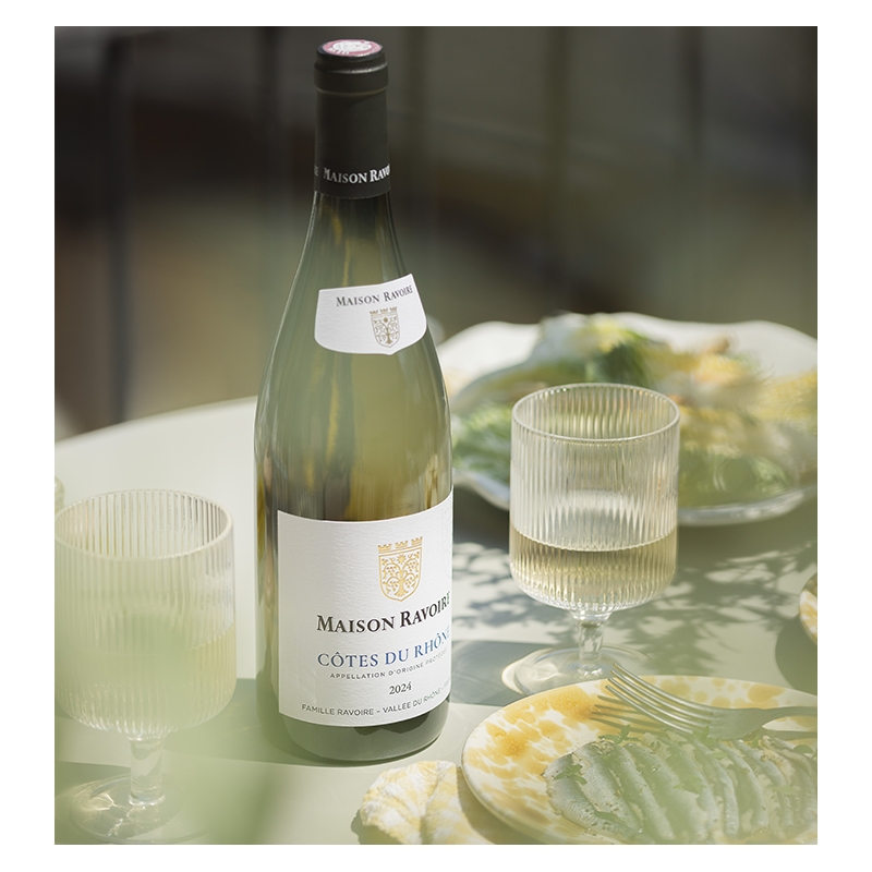 Maison Ravoire - AOP Côtes du Rhône Blanc  8,50 €