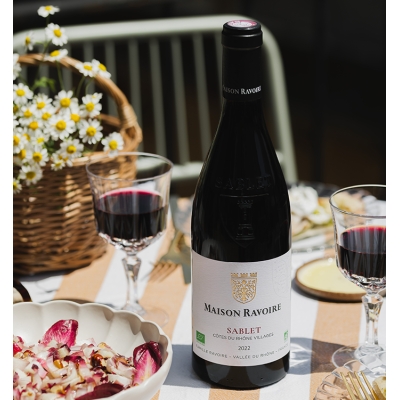 Maison Ravoire - Côtes du Rhône Villages Sablet BIO Rouge  8,90 €