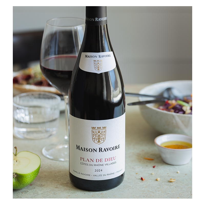 Maison Ravoire - AOP Côtes du Rhône Villages Plan de Dieu Rouge  8,90 €