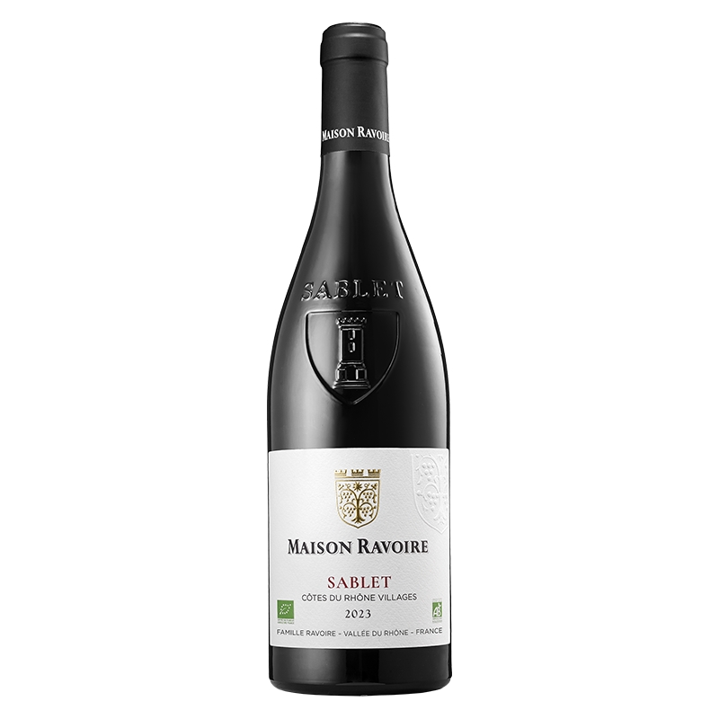 Maison Ravoire - Côtes du Rhône Villages Sablet BIO Rouge  8,90 €