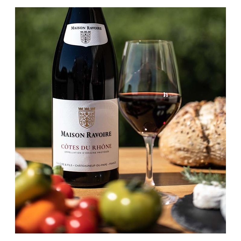 Maison Ravoire - AOP Côtes du Rhône Rouge  8,50 €
