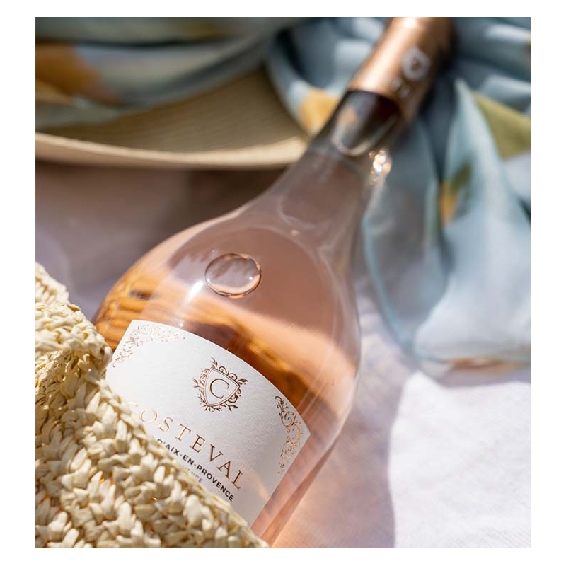 Costeval - AOP Côteaux d'Aix en Provence Rosé  9,50 €