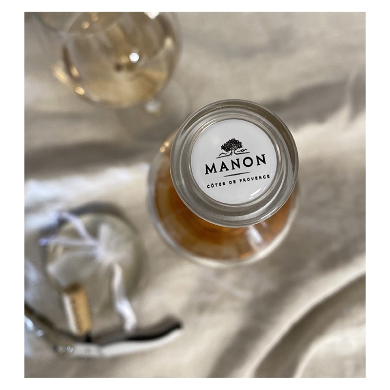 Bouchon en verre personnalisé Manon  2,50 €