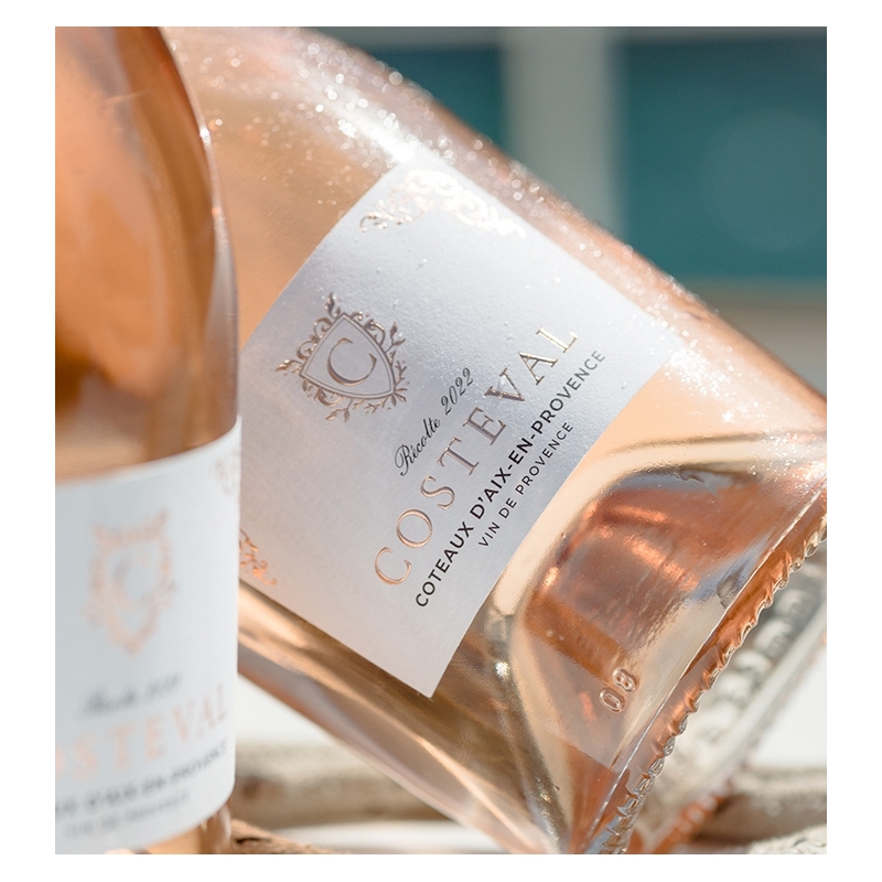 Costeval - AOP Côteaux d'Aix en Provence Rosé  9,50 €