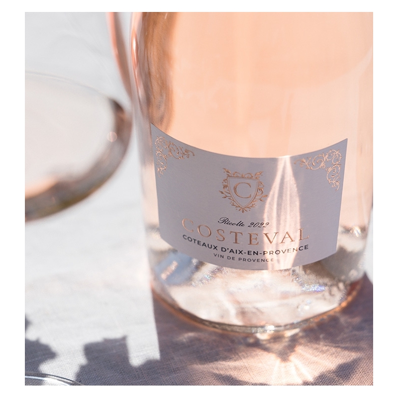 Costeval - AOP Côteaux d'Aix en Provence Rosé  9,50 €