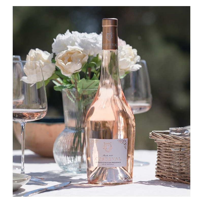 Costeval - AOP Côteaux d'Aix en Provence Rosé  9,50 €
